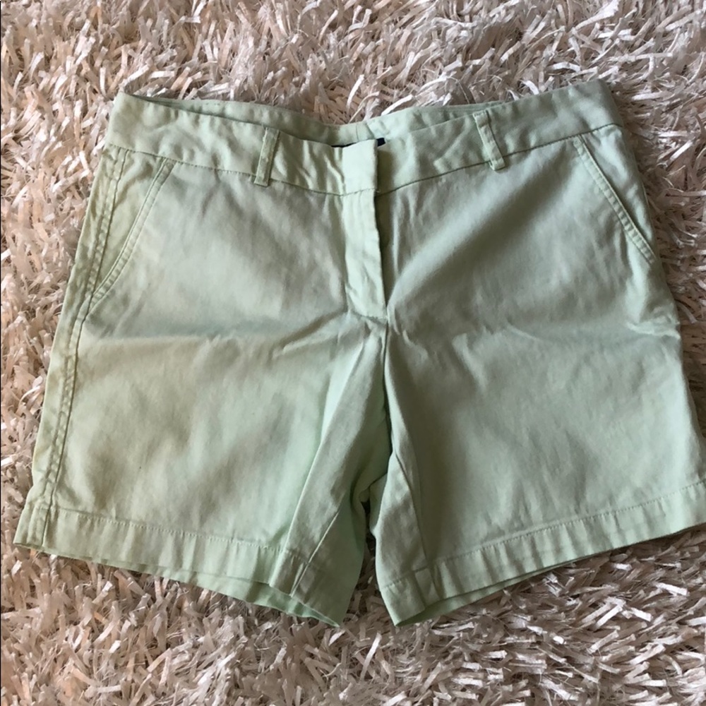 Mint green shorts